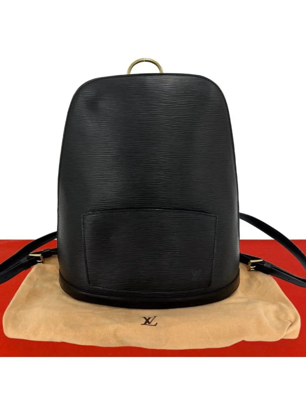 Louis Vuitton Vintage Kobran Epi Leather Backpack Noir
